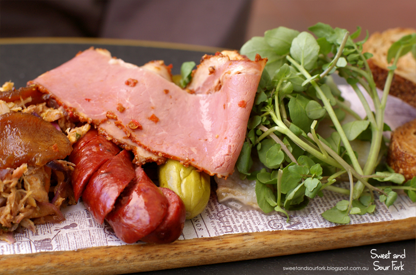 Pork and Veal Sausage/Corned Beef/House Pickle