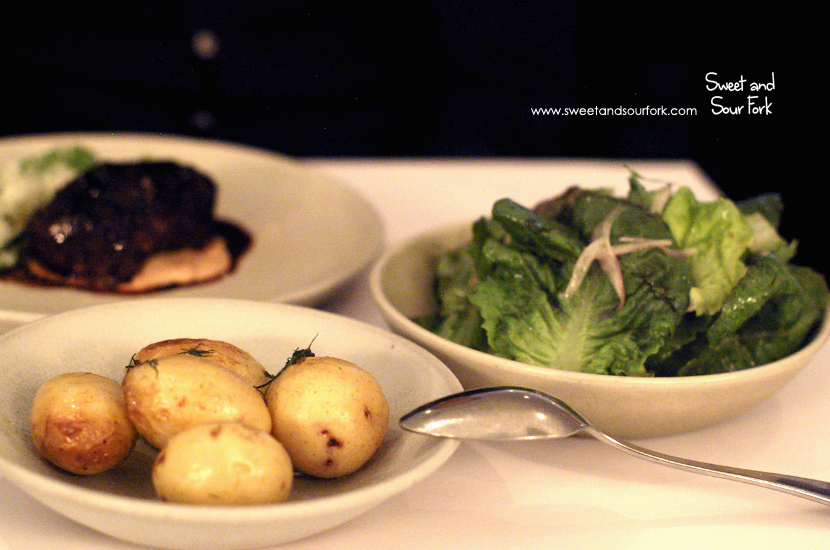 Leaf Salad/Roast Baby Potatoes