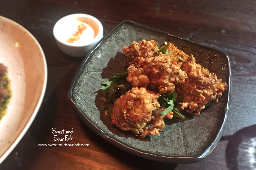 Prawn and Corn Fritters ($12.5)