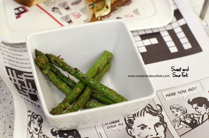 Grilled Asparagus Spears ($4.5) 