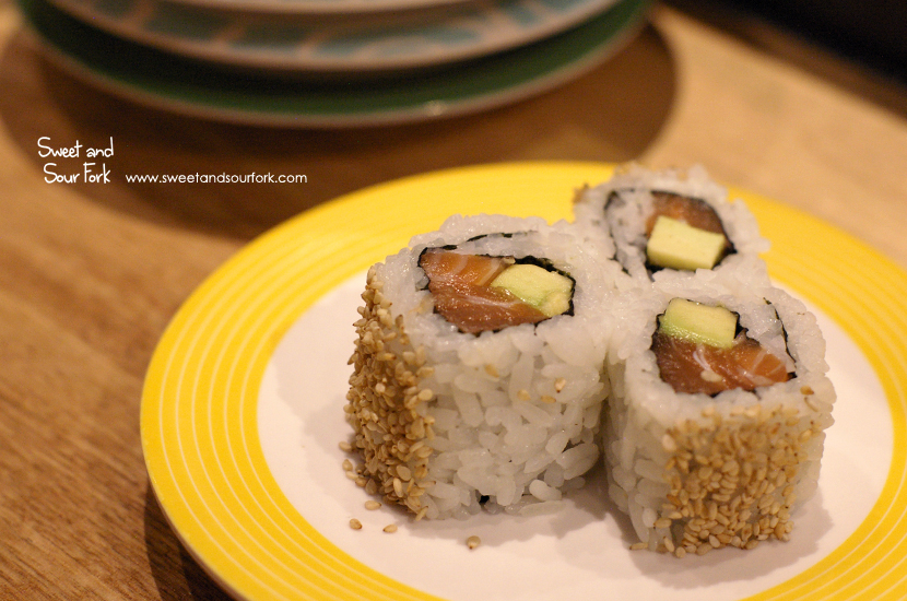 Teriyaki Salmon Roll ($3.8) 