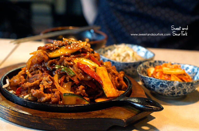 Pork Bulgogi with Korean Spicy BBQ Sauce ($24.9, large)