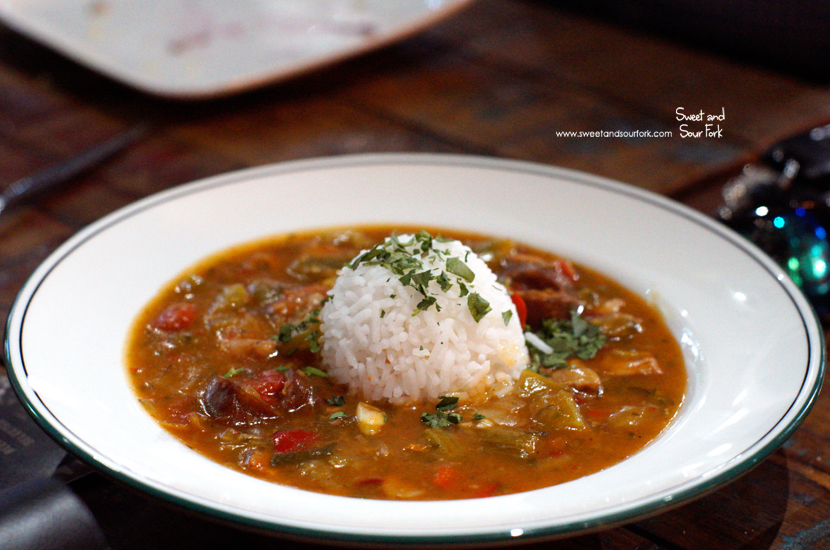 Chicken and Andouille Gumbo ($20)