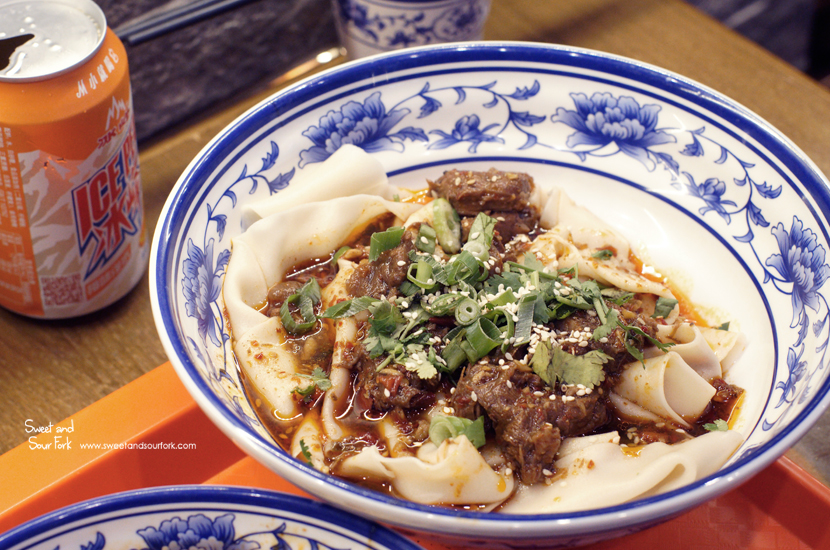 Biang Biang Noodle with Beef ($13)