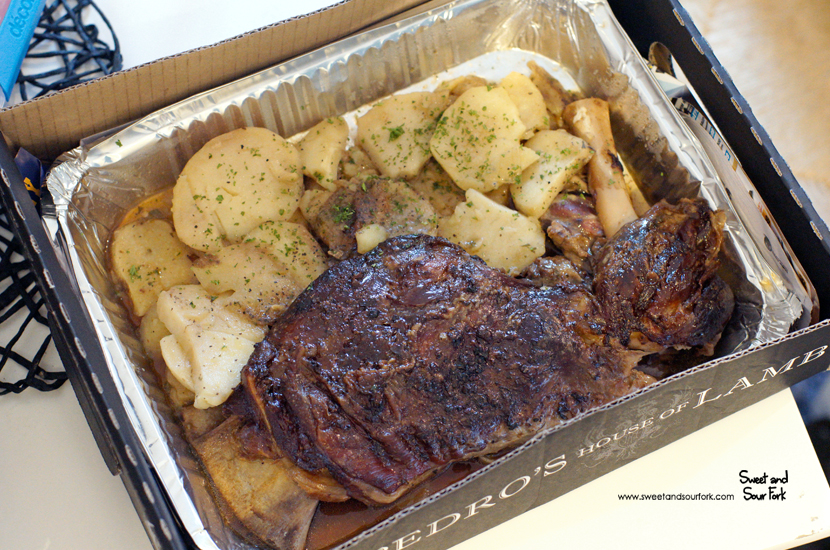 Whole Lamb Shoulder with Scalloped Potatoes ($50)