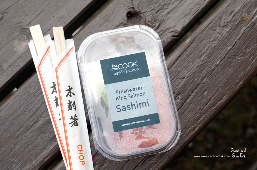 Salmon Sashimi ($10, 100g)
