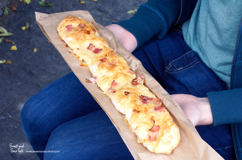 Cheese and Bacon Baguette ($4.9NZD)